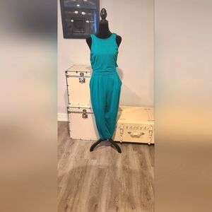 H&M Green Jumpsuit